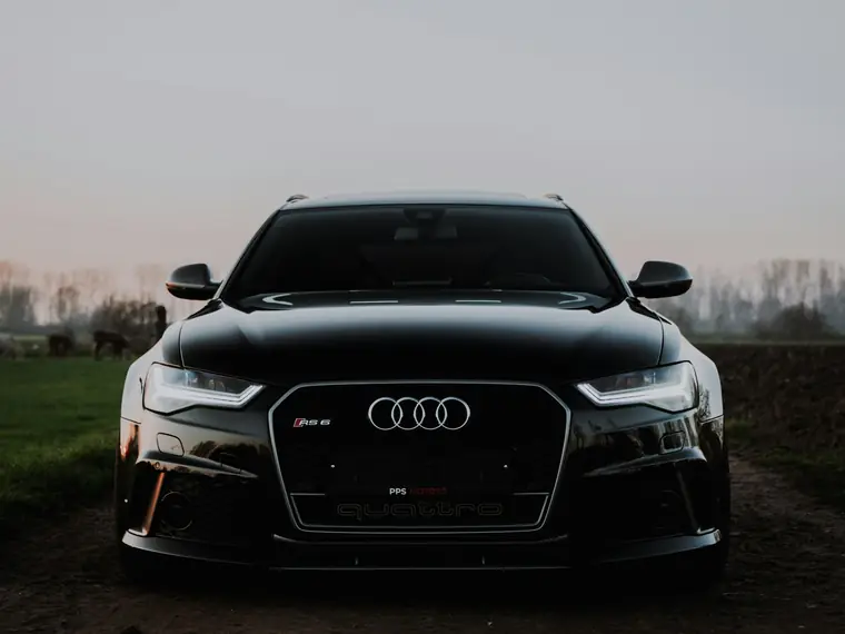 Audi A6 in black